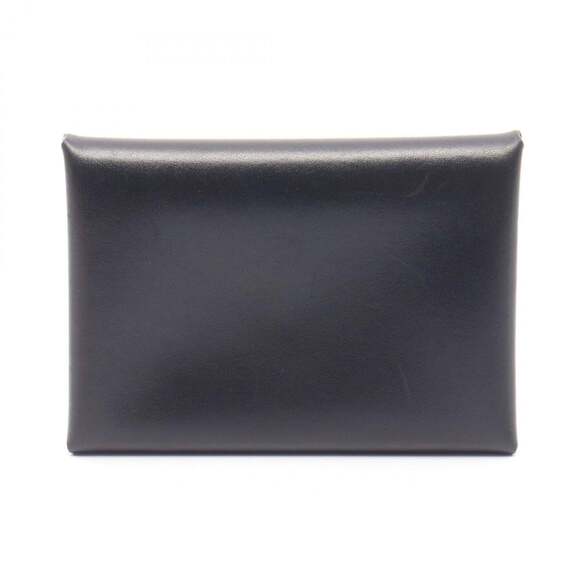 HERMES Accessories - Hermes Calvi Duo Wallet/Coin Purse, Calfskin (Cowhide), Box Calf Leather, Wom...
